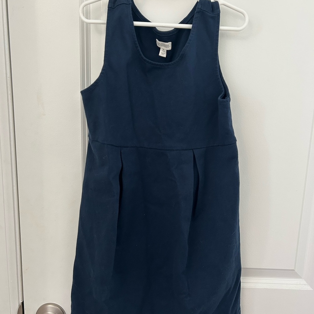 Gymboree Navy Blue Girls Casual Tank Dress